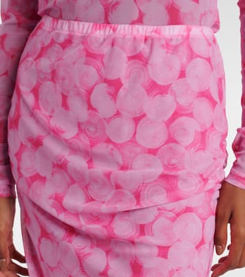 Bedruckter Midirock aus Jersey | Dries Van Noten