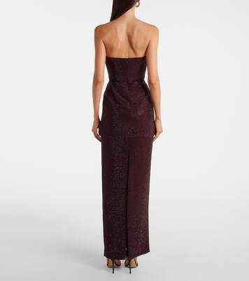 Robe longue à cristaux | Roland Mouret