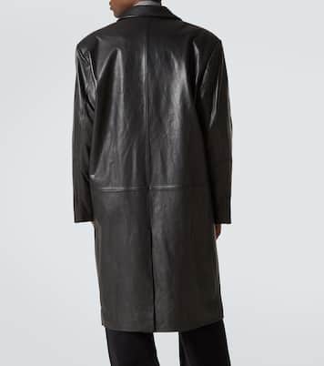 Oversized leather coat | Entire Studios