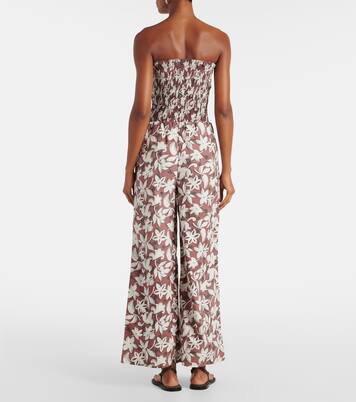 Pantalon ample Freja en coton à fleurs | Faithfull