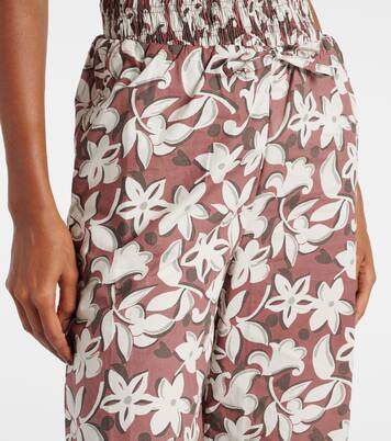 Pantalon ample Freja en coton à fleurs | Faithfull