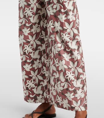 Pantalon ample Freja en coton à fleurs | Faithfull