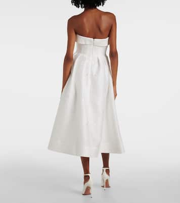 Bridal Bustier-Kleid Esther aus Brokat | Rebecca Vallance