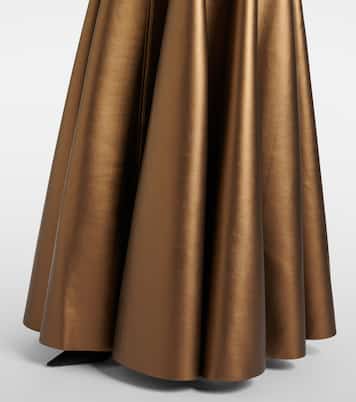 Grace faux leather maxi skirt | Norma Kamali