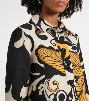 Bedrucktes Minikleid Artemis aus einem Wollgemisch | La DoubleJ