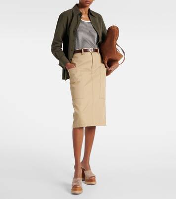 Almeja 130 platform espadrille mules | Christian Louboutin