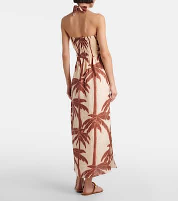 Maxikleid Water Adventure aus Leinen | Johanna Ortiz