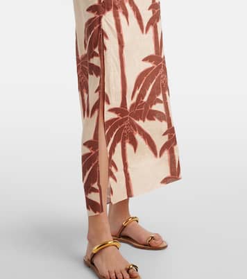 Maxikleid Water Adventure aus Leinen | Johanna Ortiz