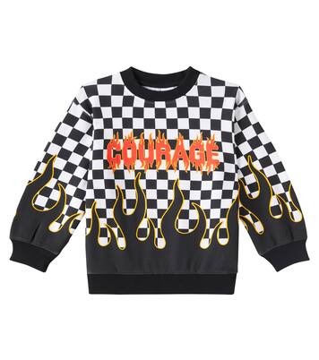 Monti checked cotton jersey sweatshirt | Molo