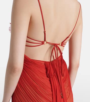 Ariadne cutout lace-trimmed gown | Maria Lucia Hohan