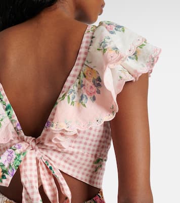 Tiered linen maxi dress | Camilla