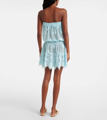 Robe Isla en dentelle de coton mélangé | Melissa Odabash