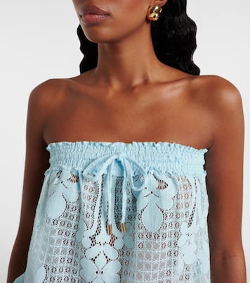 Robe Isla en dentelle de coton mélangé | Melissa Odabash