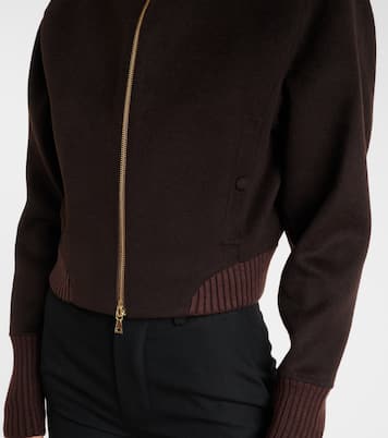 Bomber in lana e cashmere | Victoria Beckham