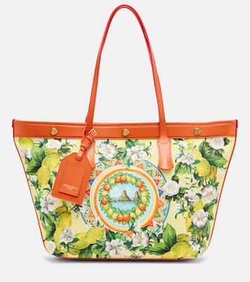 Bedruckter Shopper Taormina Large aus Canvas | Dolce&Gabbana