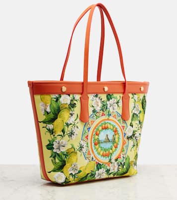 Bedruckter Shopper Taormina Large aus Canvas | Dolce&Gabbana