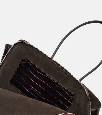La Passeggiata Medium leather tote  | The Attico