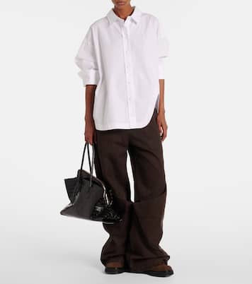 La Passeggiata Medium leather tote  | The Attico