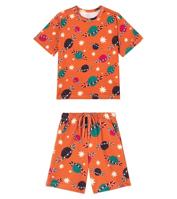 Set de camiseta y shorts en mezcla de algodón | Fábula