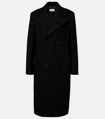 Double-breasted virgin wool coat  | Maison Margiela