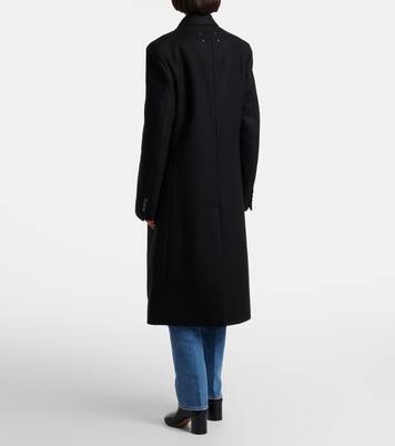 Double-breasted virgin wool coat  | Maison Margiela