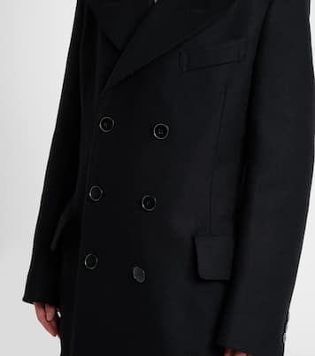 Double-breasted virgin wool coat  | Maison Margiela
