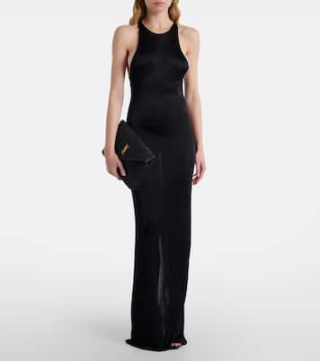 Clutch Cassandre Large aus Raffiabast | Saint Laurent