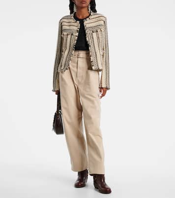 Izaria cotton and wool-blend jacket | Marant Etoile