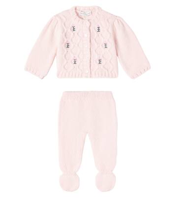 Baby Rosine set of cardigan and pants | Bebe Organic