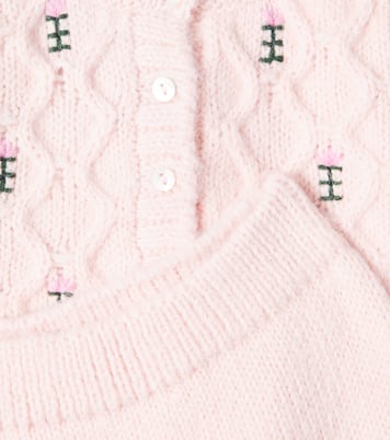 Baby Rosine set of cardigan and pants | Bebe Organic