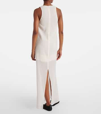 Abito lungo in cotone e seta | Toteme