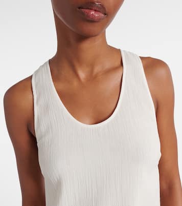 Abito lungo in cotone e seta | Toteme