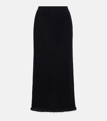 Bleistiftrock aus Wolle und Kaschmir | Jardin des Orangers