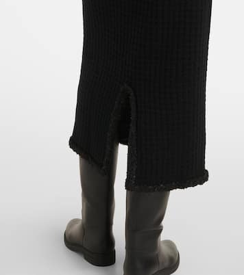 Bleistiftrock aus Wolle und Kaschmir | Jardin des Orangers