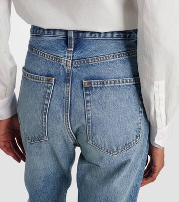 Jean droit The Vertical à taille haute | Frame