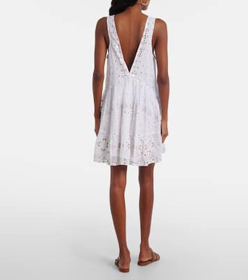 Besticktes Minikleid aus Baumwolle | Juliet Dunn