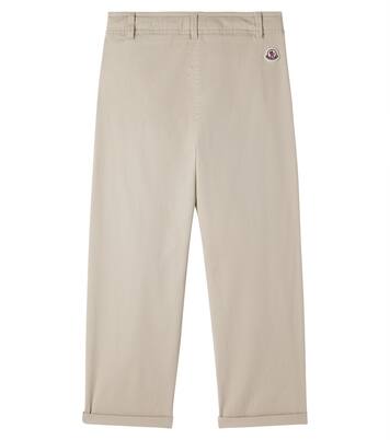 Cotton-blend gabardine pants | Moncler Enfant