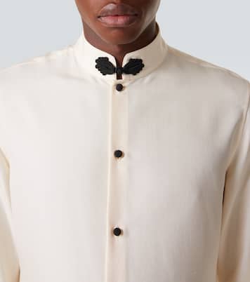 Silk shantung shirt | Valentino