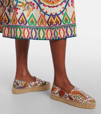 Paisley canvas espadrilles | Etro