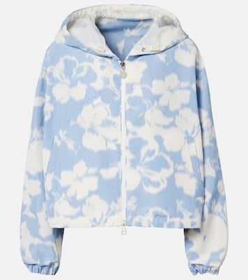 Noisetier floral hooded jacket | Moncler