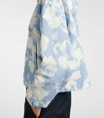 Noisetier floral hooded jacket | Moncler