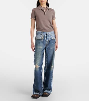 1981 trompe l'œil wide-leg jeans | Acne Studios