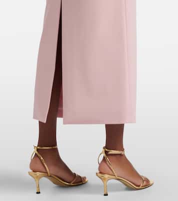 Rhianne satin-trimmed cocktail dress | Solace London