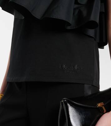 One-Shoulder-Top Elegante Orca aus Jersey und Taft | Max Mara