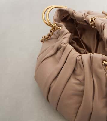 Schultertasche Chloé Plissé Small aus Leder | Chloé
