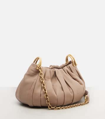 Schultertasche Chloé Plissé Small aus Leder | Chloé