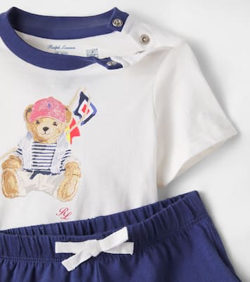 Baby cotton jersey T-shirt and shorts set | Polo Ralph Lauren Kids