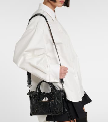Le City Mini leather tote bag | Balenciaga