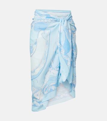 Orchidee cotton beach cover-up | Pucci