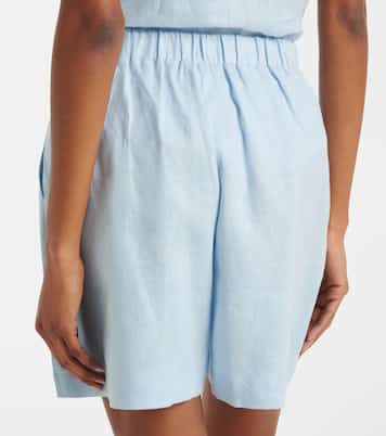 Dallas linen shorts | Asceno